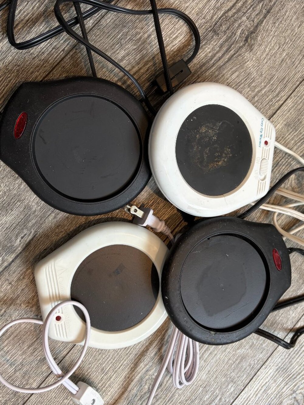 Bundle of Four Candle Warmers for Large Jars, Coffee or Tea Mugs Warmers, Safe